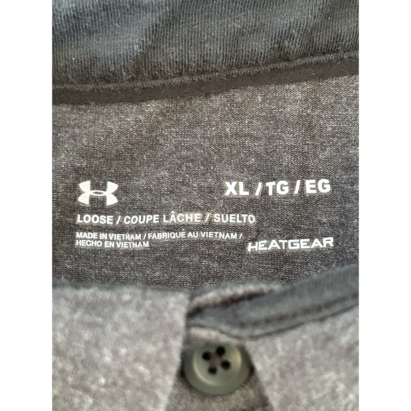 Under Armour Under Armour Polo Golf Shirt Men Gray Short Sleeve XL Regular, Polo, Golf, Gray, Under Armour, Breathable, Lightweight, Logo, Sports, 90s? Size US XL / EU 56 / 4 - 4 Thumbnail