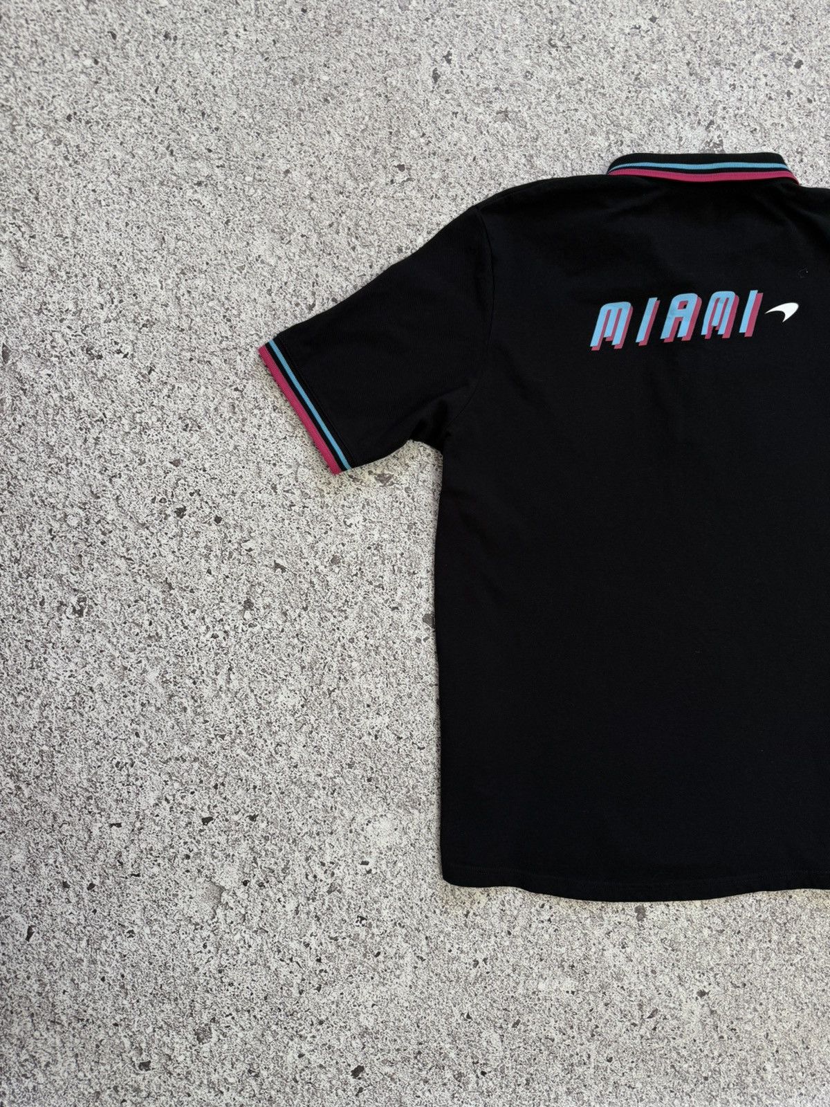 Malcolm McLaren × Vintage Vintage McLaren Formula 1 Team Miami Racing Polo T-Shirt Size US XXL / EU 58 / 5 - 7 Thumbnail