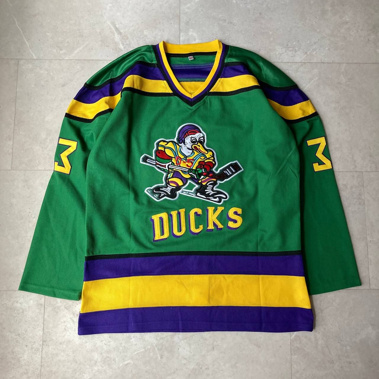 Disney Vintage Mighty Ducks Goldberg Disney Movie Hockey Size US XXL / EU 58 / 5 - 1 Thumbnail