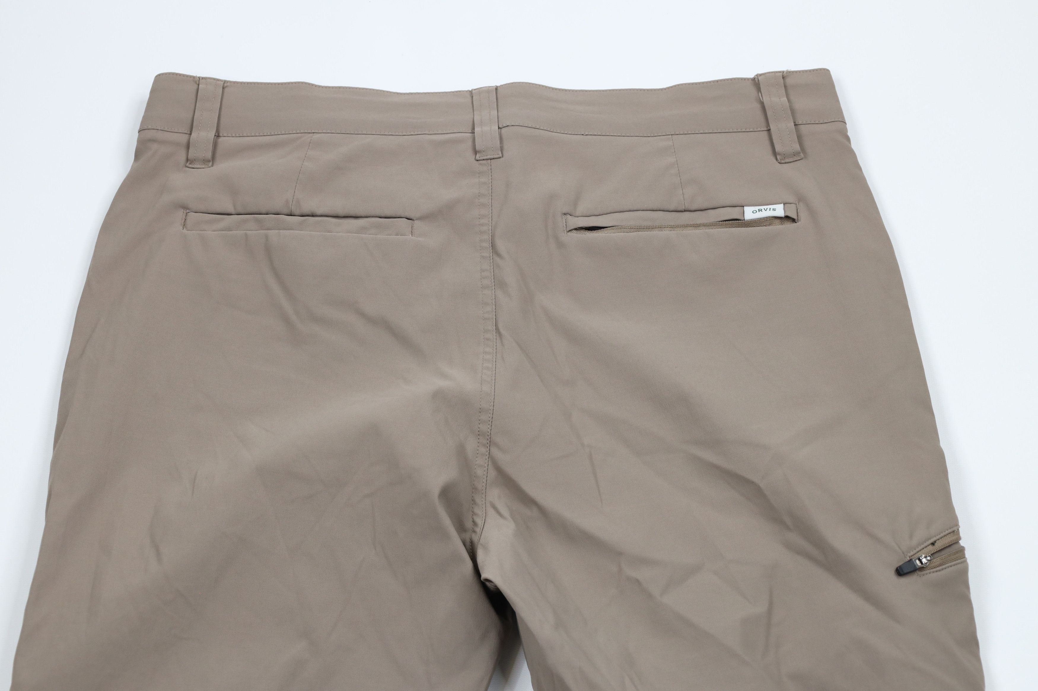 Orvis × Vintage Orvis Tech Stretch Outdoor Hiking Chino Pants Beige Size US 34 / EU 50 - 9 Thumbnail