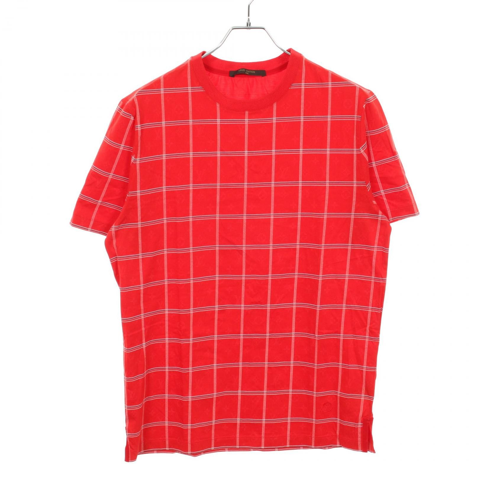 Louis Vuitton Louis Vuitton Louis Vuitton Embroidered Cotton T Shirt Textile T-Shirts DUTY FREE for USA Size ONE SIZE - 1 Thumbnail