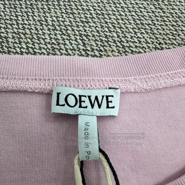 Loewe Loewe Pink logo printed short spicy short sleeve, round ne Size XS / US 0-2 / IT 36-38 - 3 Thumbnail