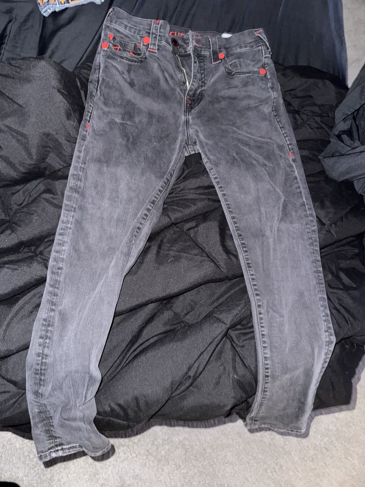 True Religion True religion X Macnchester United super skinny jeans Size US 32 / EU 48 - 3 Thumbnail