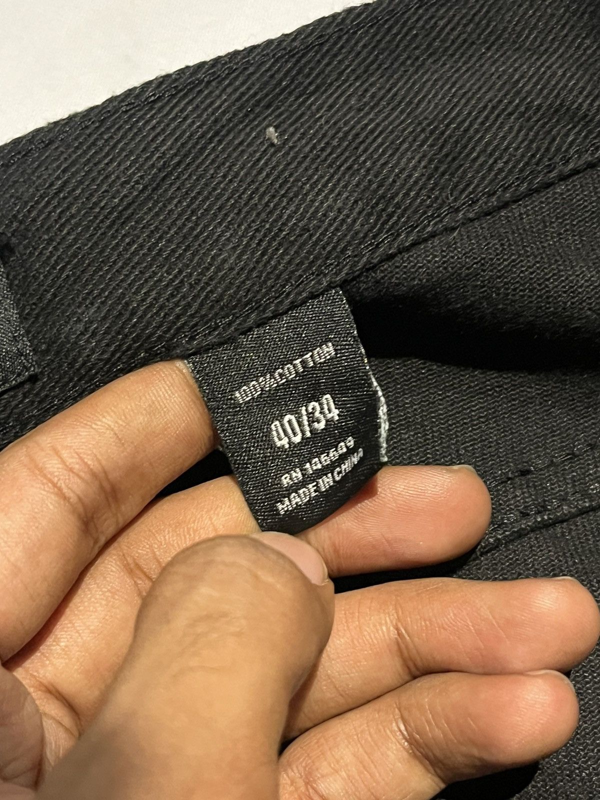 Japanese Brand × Vintage JAPANESE BRAND SUPER BLACK DENIM TIGER EMBROIDERED JEANS Size US 34 / EU 50 - 7 Thumbnail