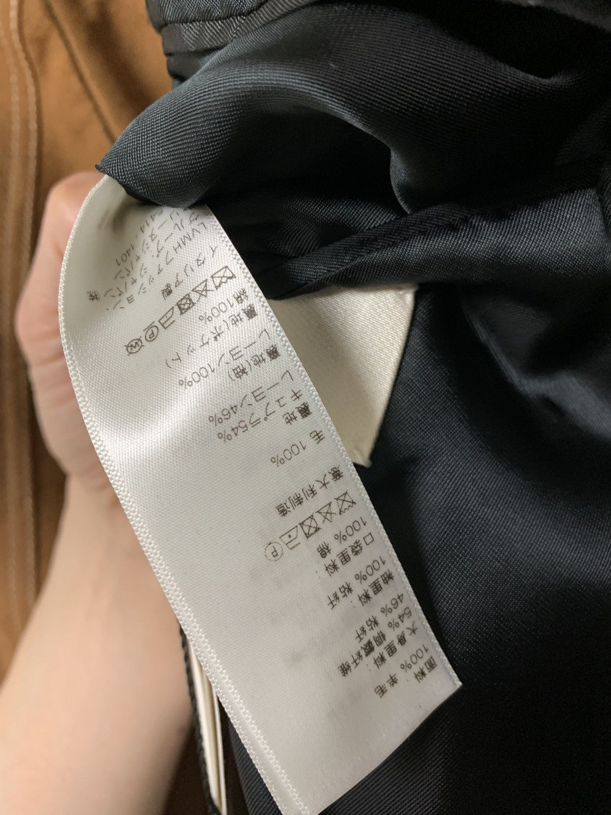 Celine × Hedi Slimane 19SS Double Breasted Flannel Gold Button Caban Jacket Sz52 Size 52S - 10 Thumbnail