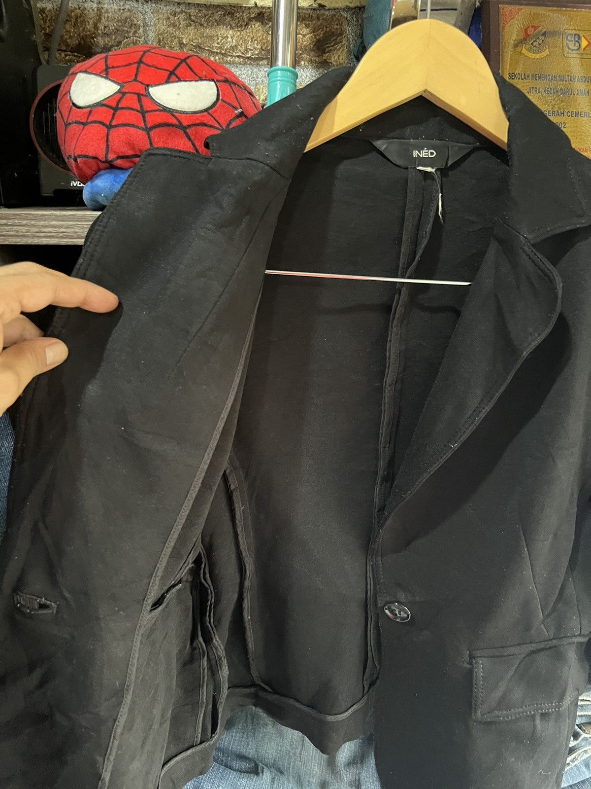 Yohji Yamamoto 🔥Inéd by Yohji Yamamoto Stretchable Blazer Size XS / US 0-2 / IT 36-38 - 9 Thumbnail