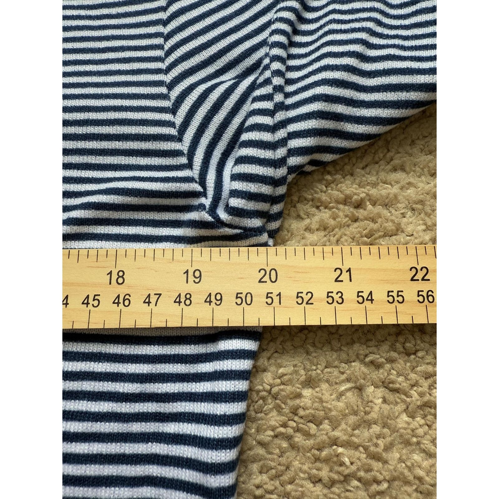 Born Vintage Born Striped High-Low Long Sleeve Shirt Womens M Size M / US 6-8 / IT 42-44 - 6 Thumbnail