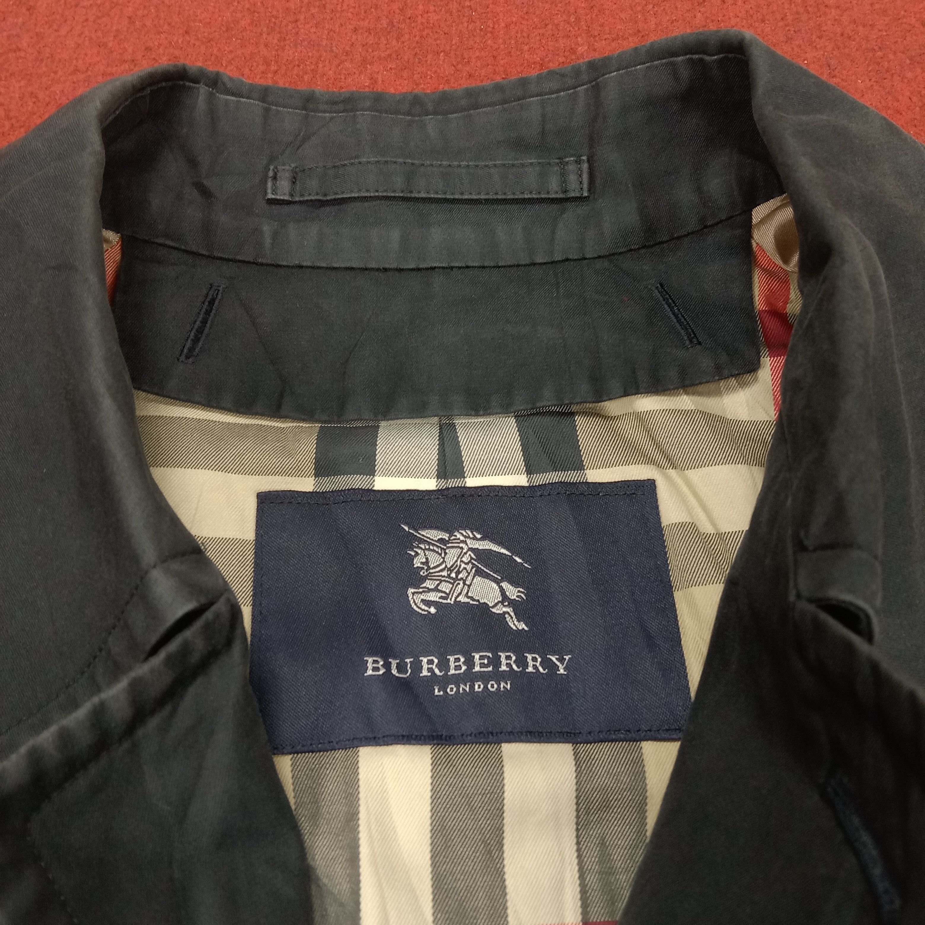 Burberry × Vintage Burberry London Winter Style Trench Coat Jacket Size US L / EU 52-54 / 3 - 6 Thumbnail