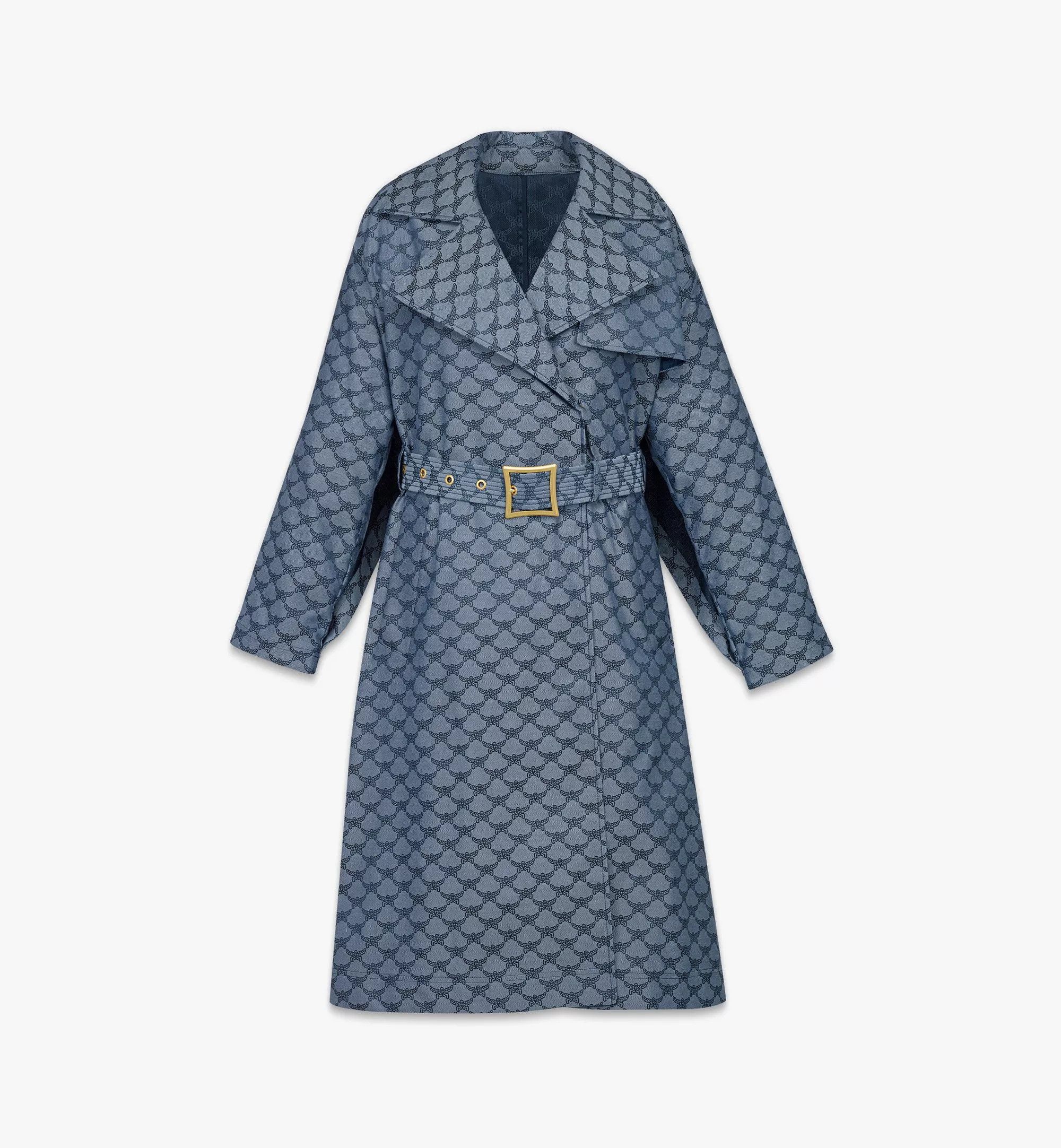 MCM o1mt1gz1224 Trench Coat in Indigo Size XL / US 12-14 / IT 48-50 - 1 Thumbnail