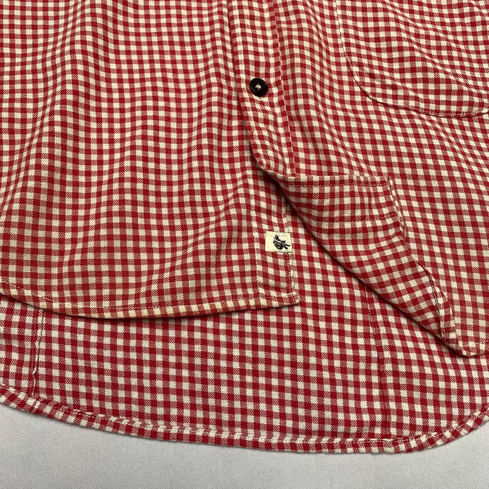 Wolf vs Goat Wolf vs Goat WvG Gingham Check Pocket Button Up Shirt XL Size US XL / EU 56 / 4 - 9 Thumbnail
