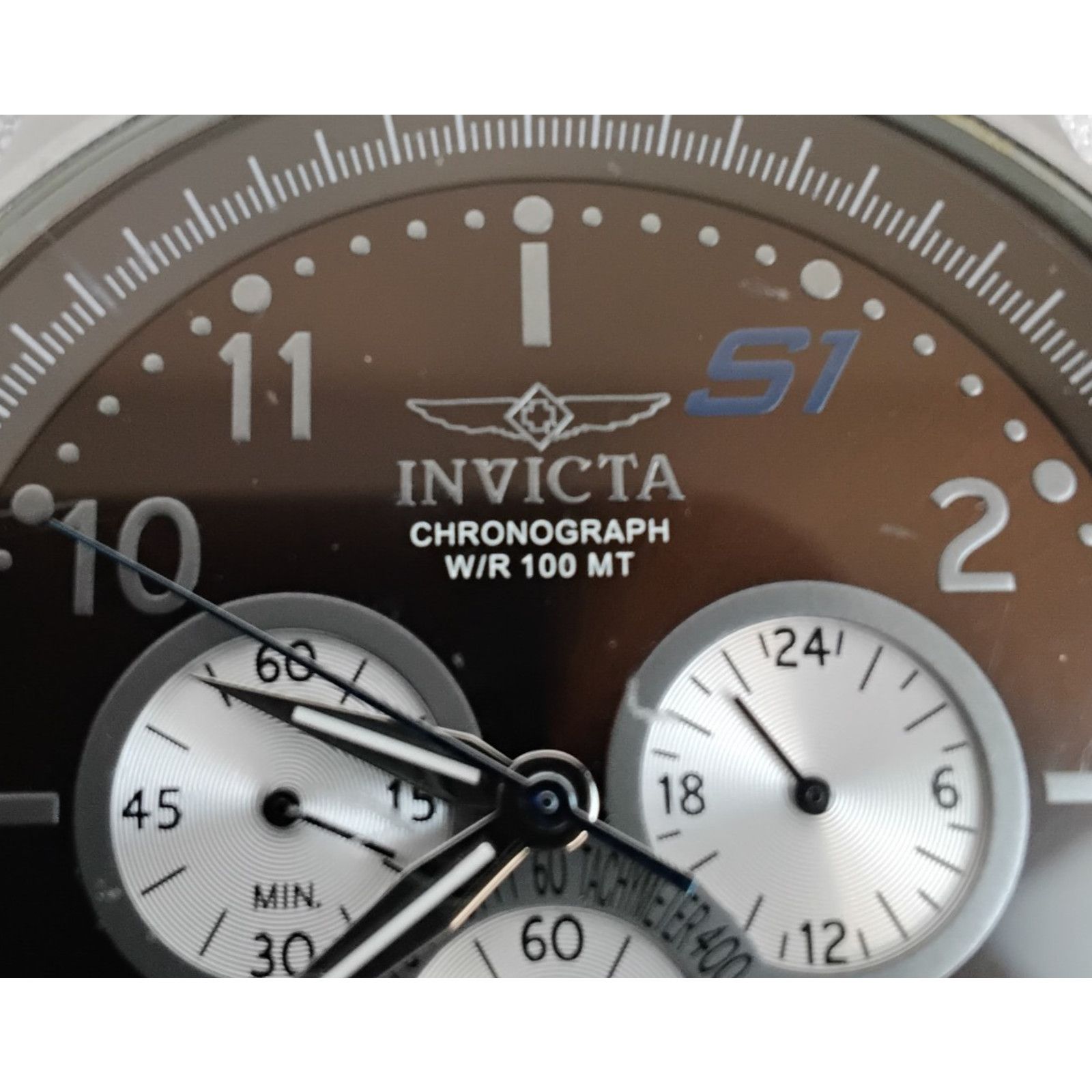 Invicta Invicta S1 Rally Chronograph Watch 23598 Silver Strap Broken Size ONE SIZE - 10 Thumbnail