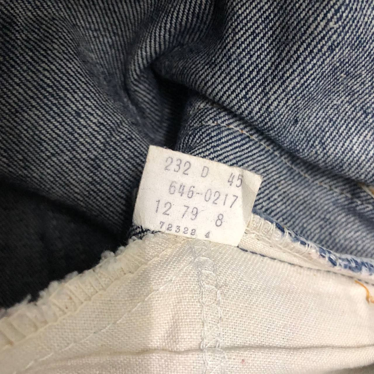 Levi's × Levi's Vintage Clothing P780 RARE! VTG LEVI'S NO.8 TALON ZIP FLARED JEANS Size US 29 - 8 Thumbnail