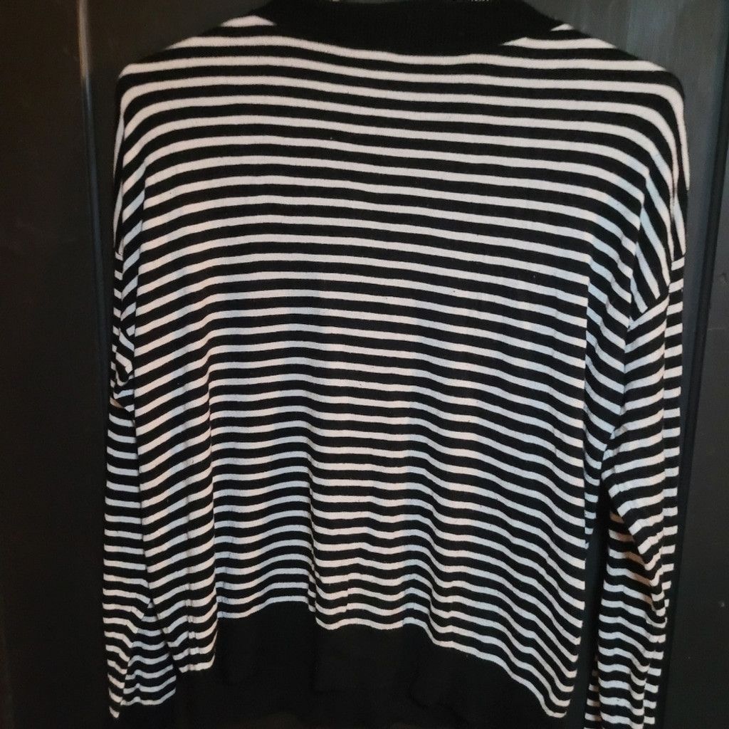 AVA CATHERSIDE Catherine, womens black/white sweater, size L, nwot Size L / US 10 / IT 46 - 6 Thumbnail