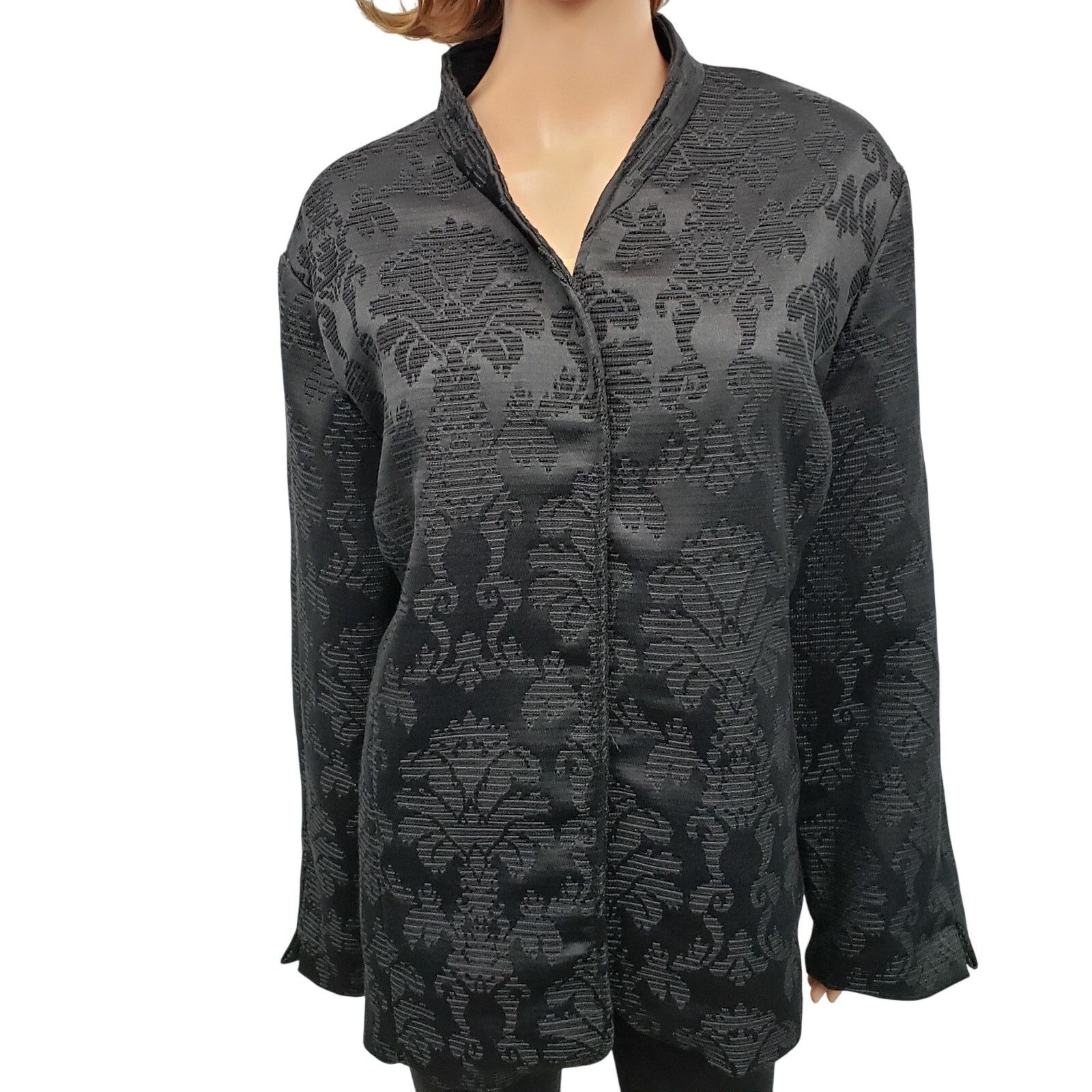 Other ERIN LONDON Jacquard Brocade Jacket Plus Size 2X Lined Size XXL / US 16-18 / IT 52-54 - 2 Thumbnail