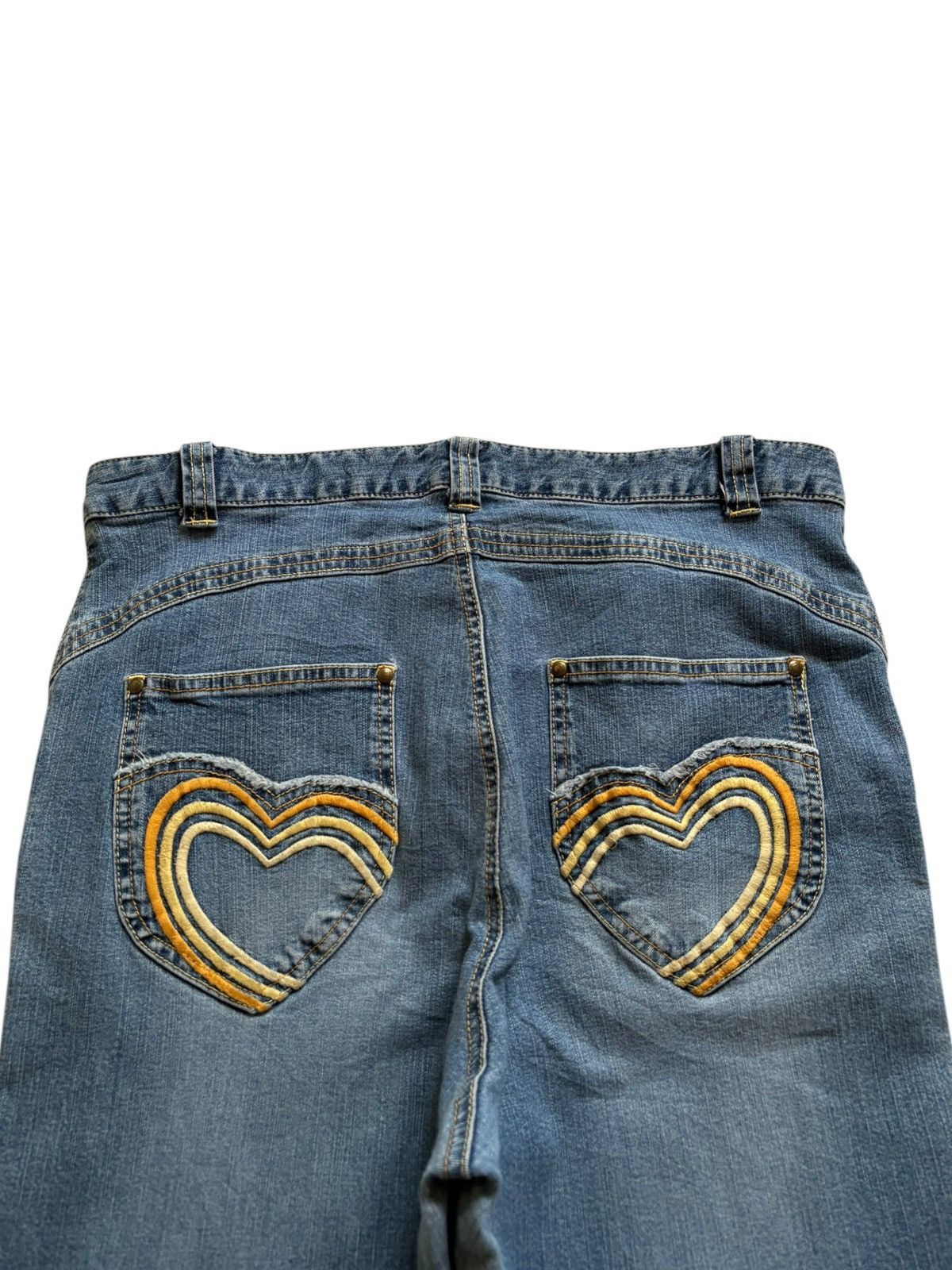 Japanese Brand SALES🔥Vintage Japanese Brand Mud Wash Bootcut Flare Jeans Size US 33 - 8 Thumbnail