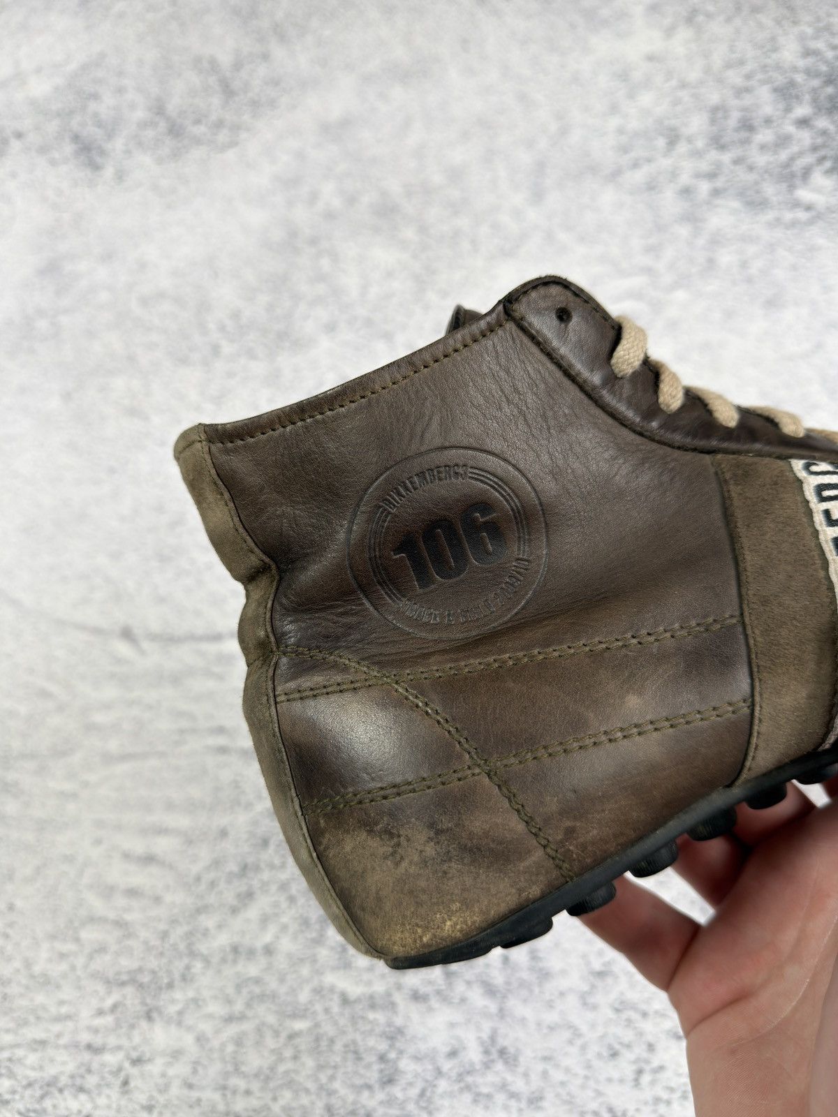 Dirk Bikkembergs RARE Dirk Bikkembergs Track & Field High Top Leather Sneaker Size US 8 / EU 41 - 6 Thumbnail