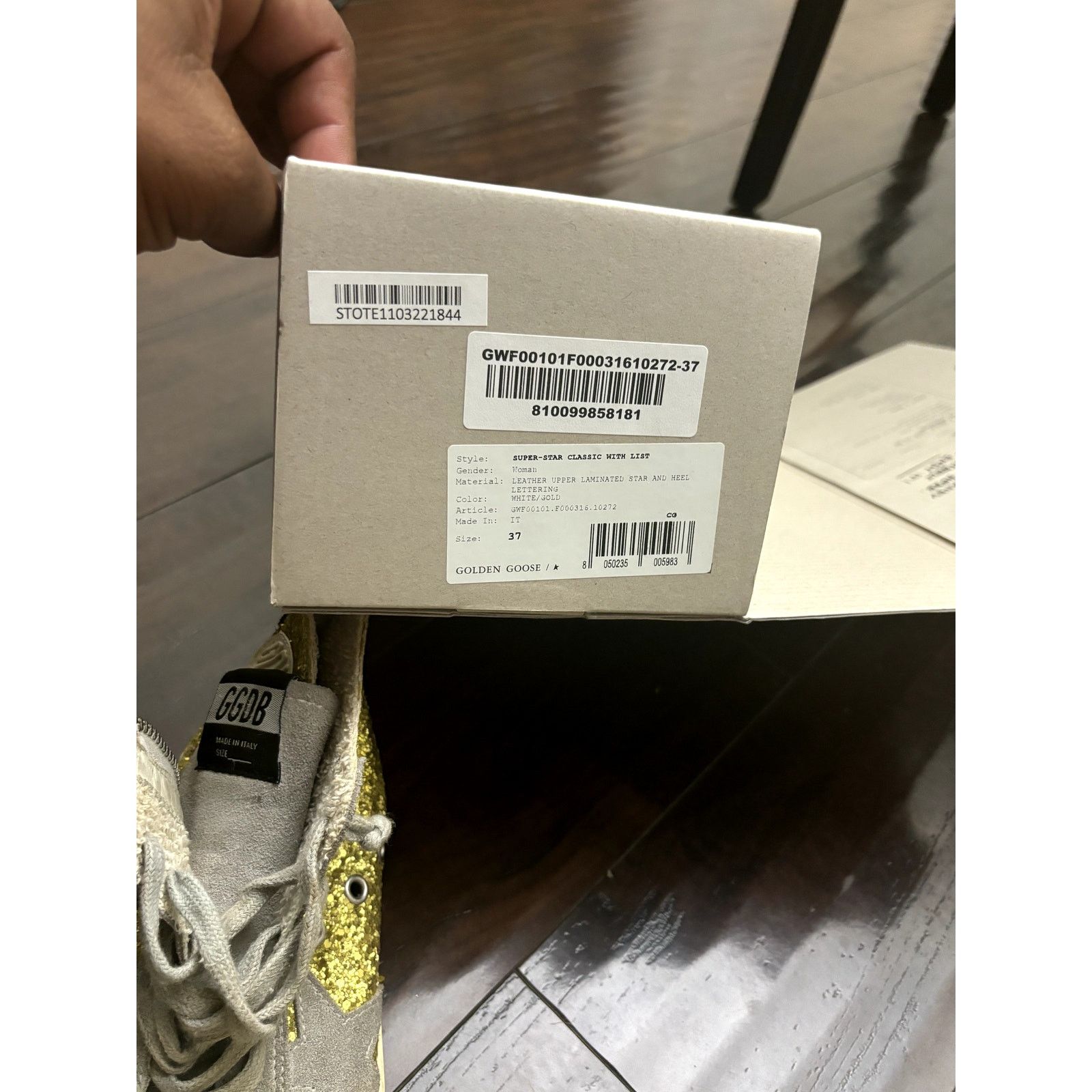 Golden Goose Golden Goose sneakers francy glitter n camoscio lime glitter Size US 5 / IT 35 - 12 Thumbnail