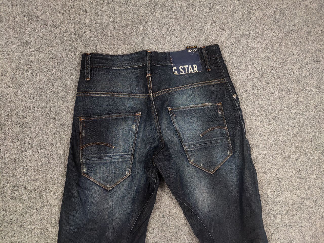 G-Star G Star Raw arc loose tapered Faded denim twisted seam jeans Size US 31 - 7 Thumbnail