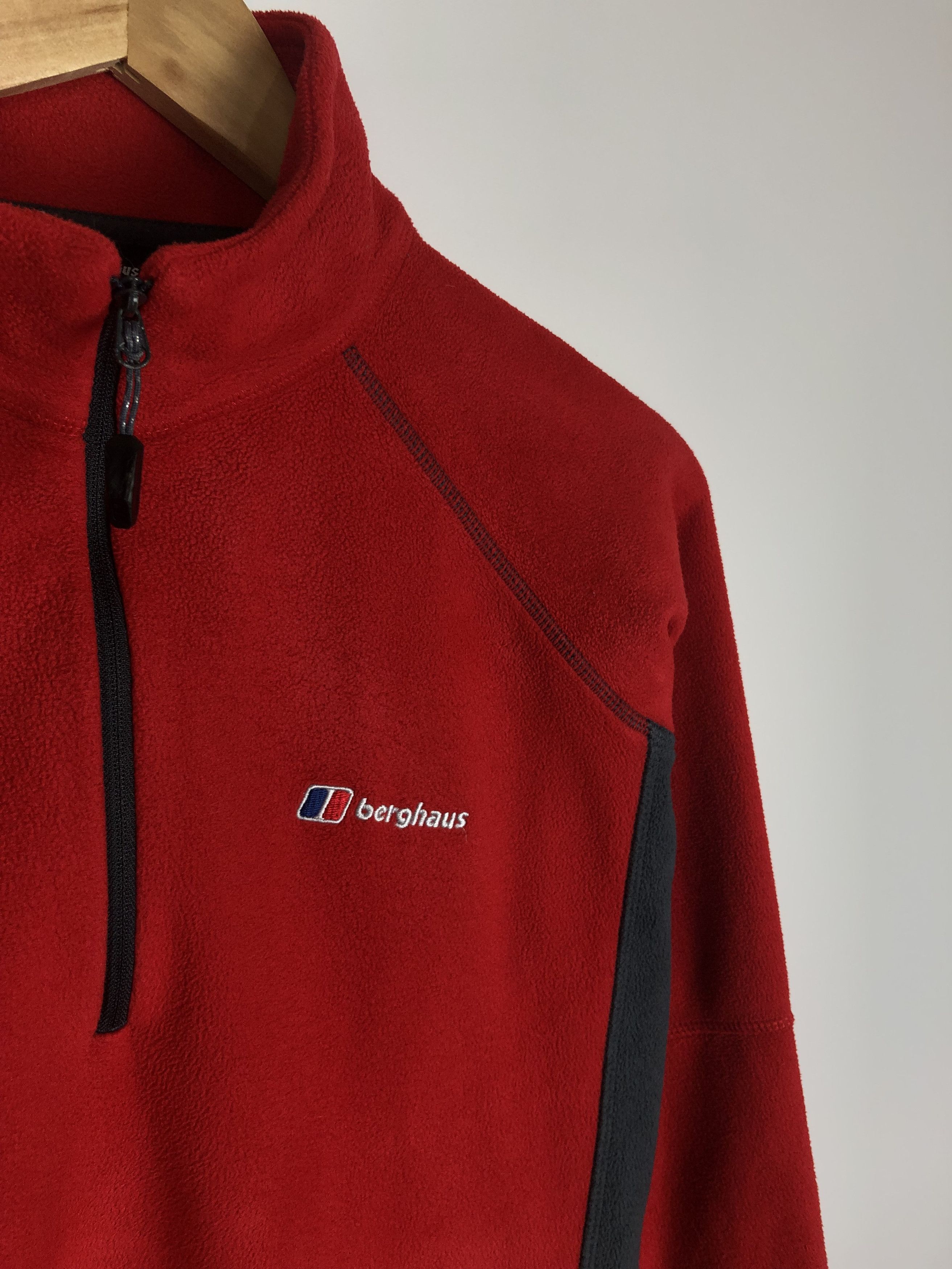 Berghaus Berghaus Fleece Pullover 1/4 Zip Red size M Size US M / EU 48-50 / 2 - 4 Thumbnail