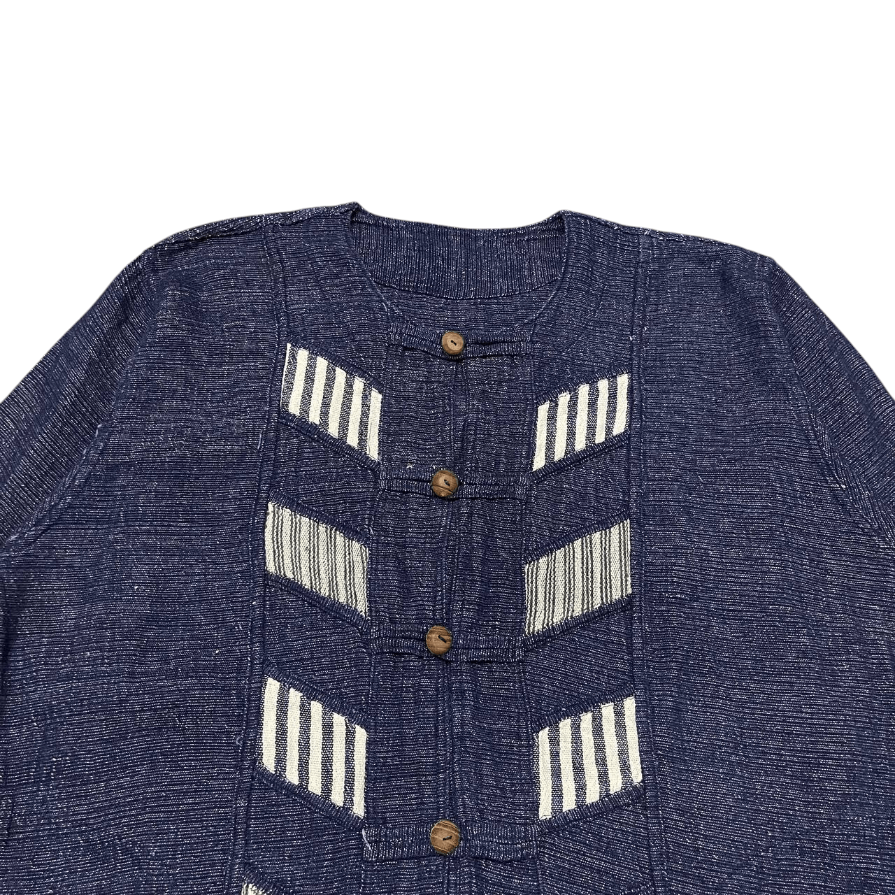 Issey Miyake Vintage Issey Miyake Inspired Indigo Jacket Size US M / EU 48-50 / 2 - 2 Thumbnail