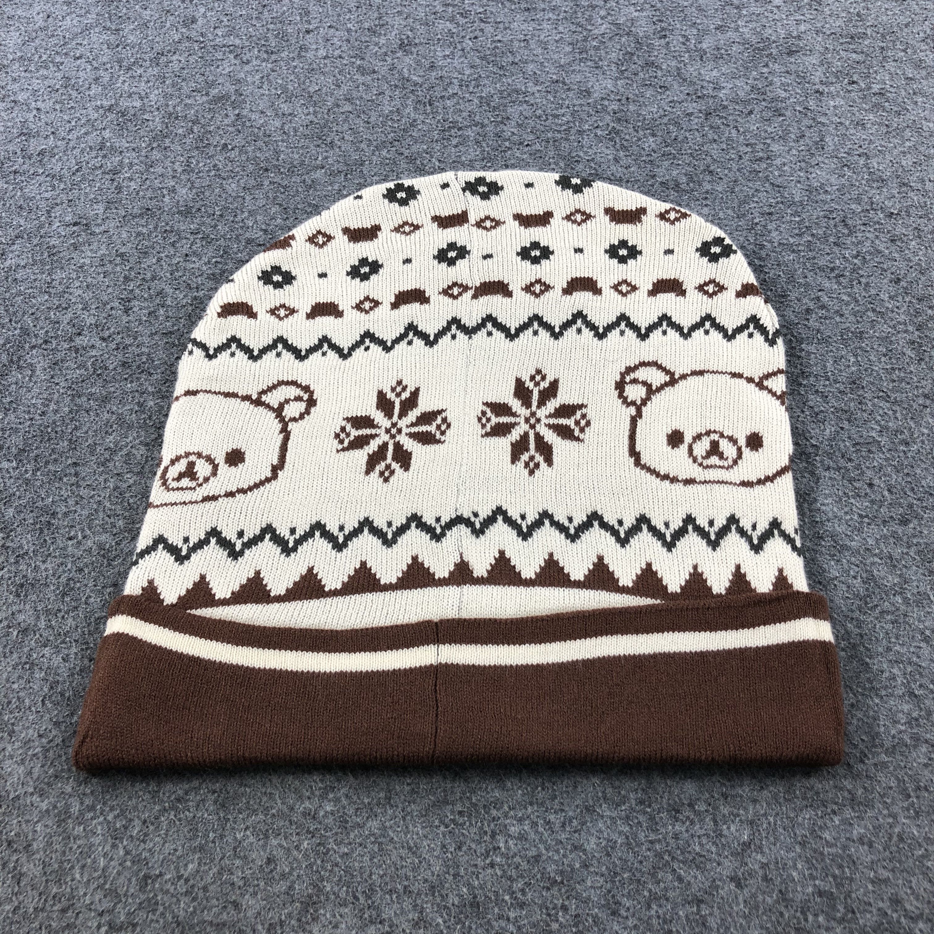 Japanese Brand San-X Cute Bears Beanie Snowcap Snow Hat B74 Size ONE SIZE - 2 Thumbnail