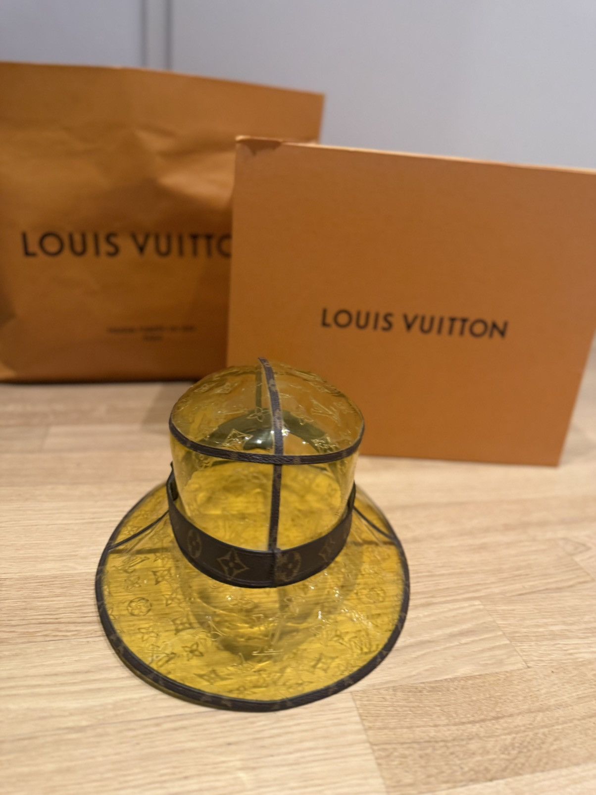 Louis Vuitton Louis Vuitton Bucket Hat Yellow Monogram (Rare Runway Piece) Size ONE SIZE - 1 Thumbnail