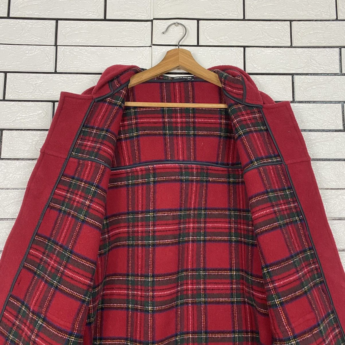 Burberry 🔥VINTAGE DUFFLE WOOL JACKET BURBERRYS CHECK TARTAN BLANKET Size US M / EU 48-50 / 2 - 17 Thumbnail