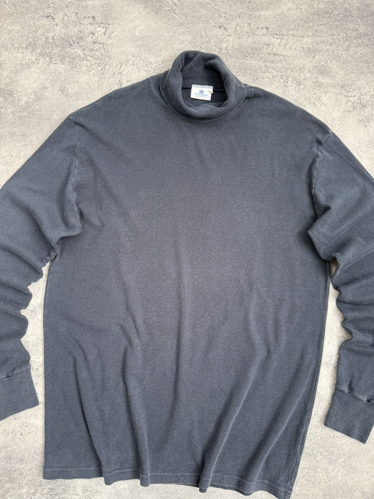Sunspel Sunspel Vintage Turtleneck Long Sleeve Tee Made In England Size US L / EU 52-54 / 3 - 7 Thumbnail