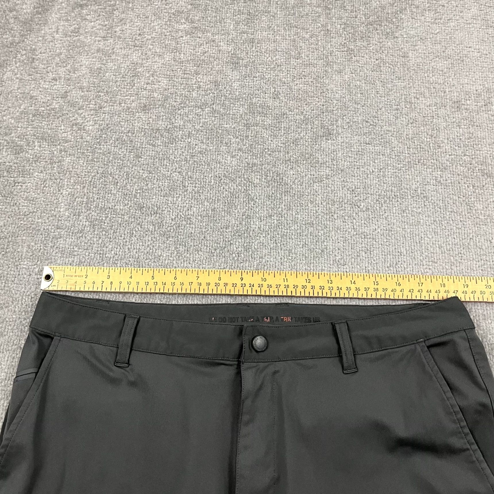 Rhone Rhone Commuter Pants Mens 36 x 29 Gray Straight Leg Business Casual Travel Office Golf Size US 36 / EU 52 - 4 Thumbnail