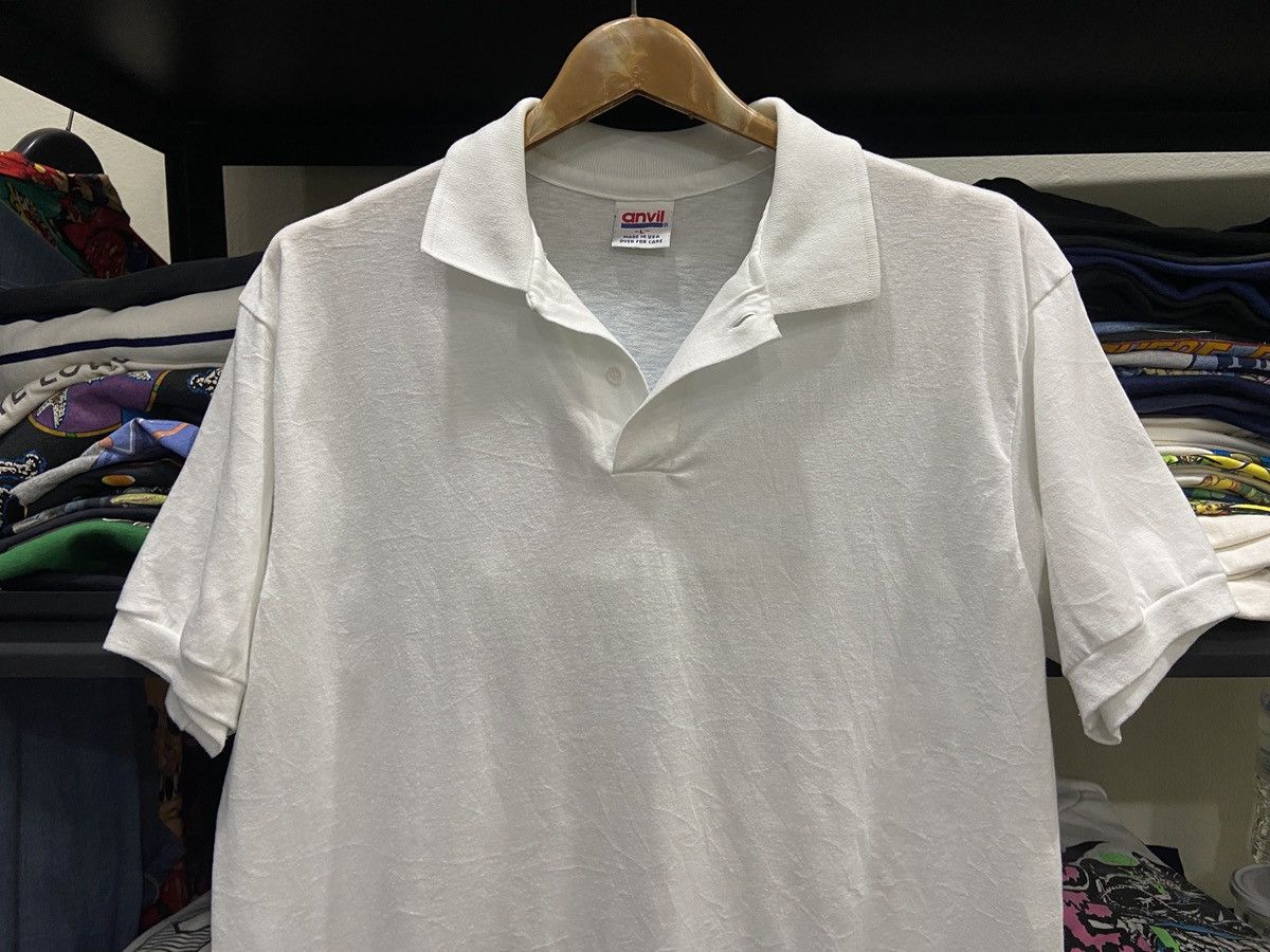 Mustang Vintage 80s Mustang Muscle Car Anvil Polo TShirt Size US L / EU 52-54 / 3 - 4 Thumbnail