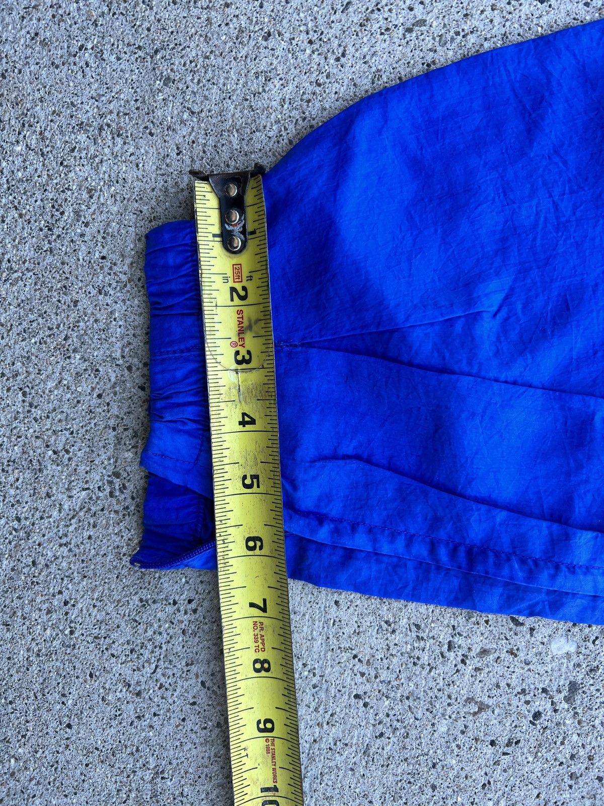 Nike × Vintage Vintage 1990s Nike Blue Windbreaker Zip Track Pants Size L Size US 36 / EU 52 - 7 Thumbnail