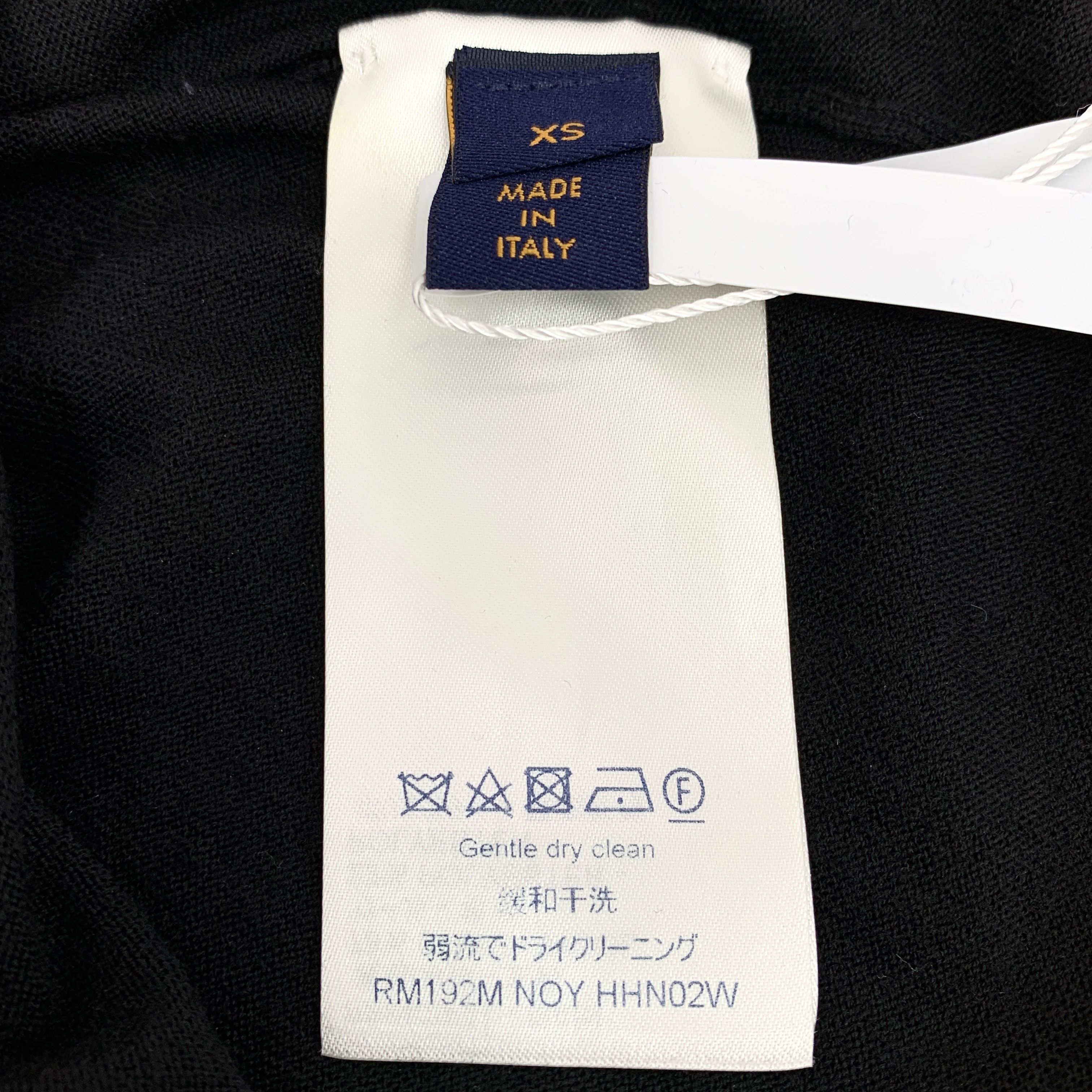 Louis Vuitton Louis Vuitton Barcode Earth Wool T-Shirt – Black (Size XS) Size US XS / EU 42 / 0 - 4 Thumbnail