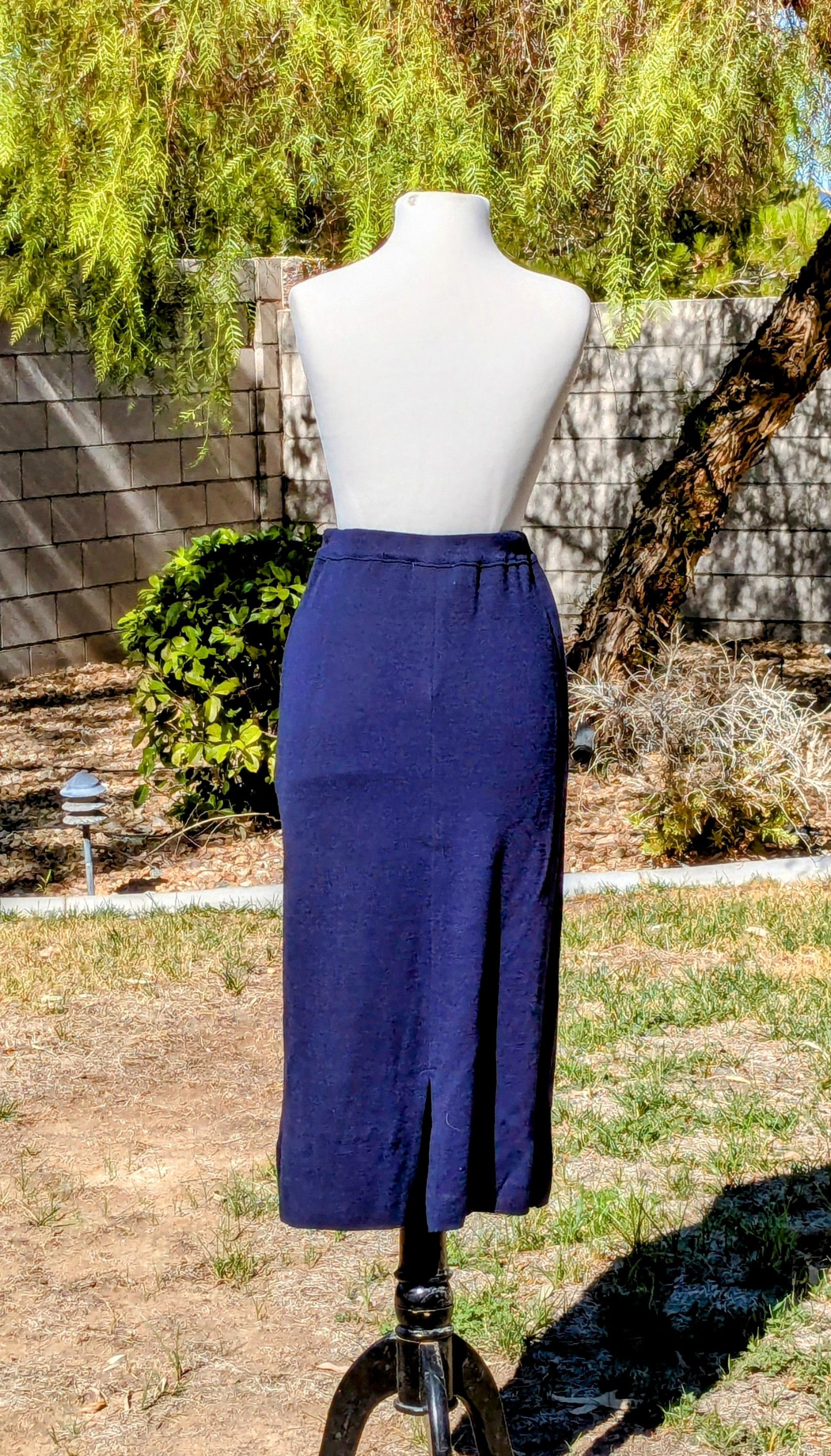 Other Adolfo Collectibles Maxi Skirt Pull-On Acrylic/Lamb Wool Size 28" / US 6 / IT 42 - 4 Thumbnail