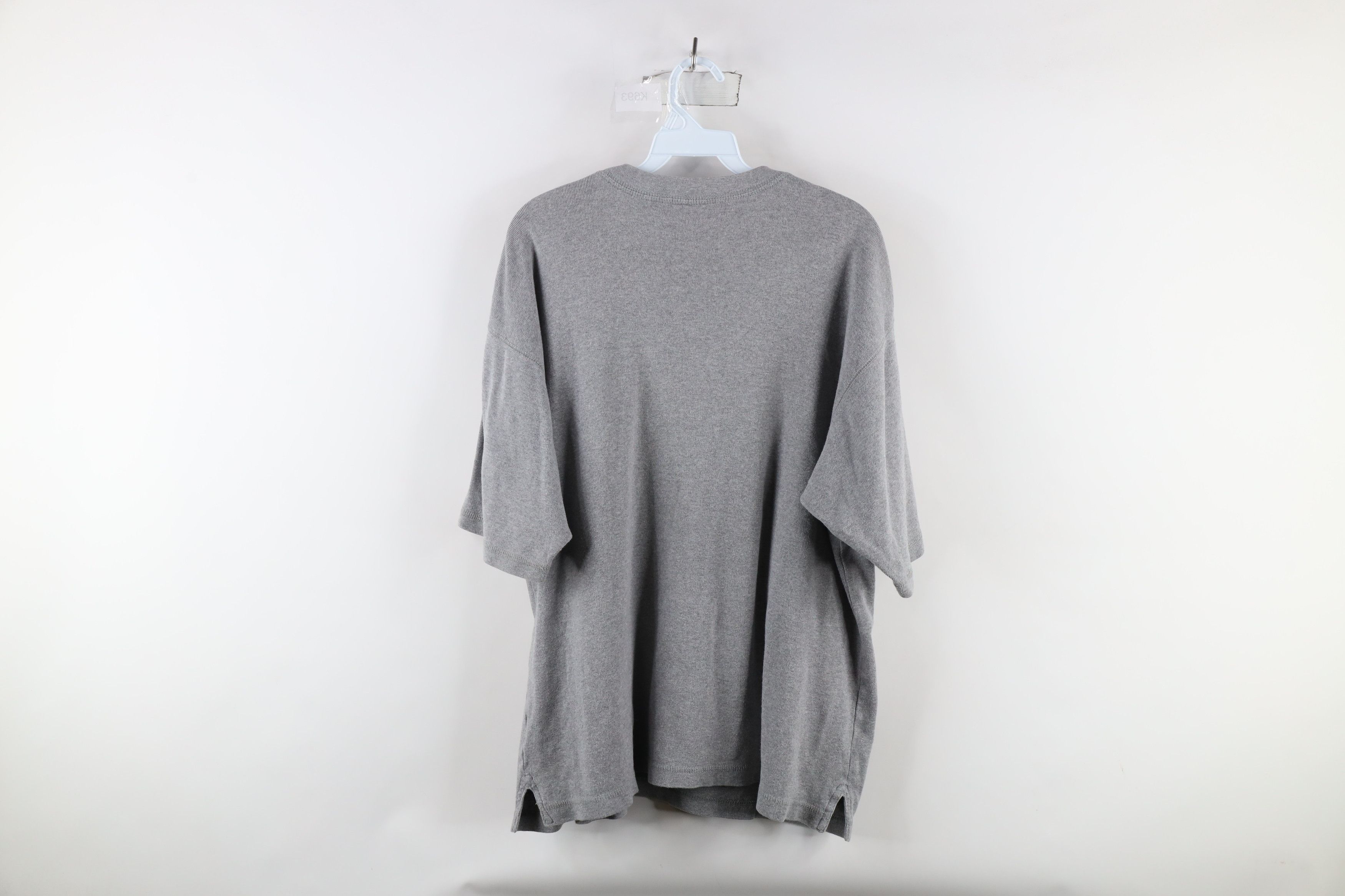 Vintage Vintage 90s Streetwear Knit Short Sleeve Henley T-Shirt Size US L / EU 52-54 / 3 - 6 Thumbnail