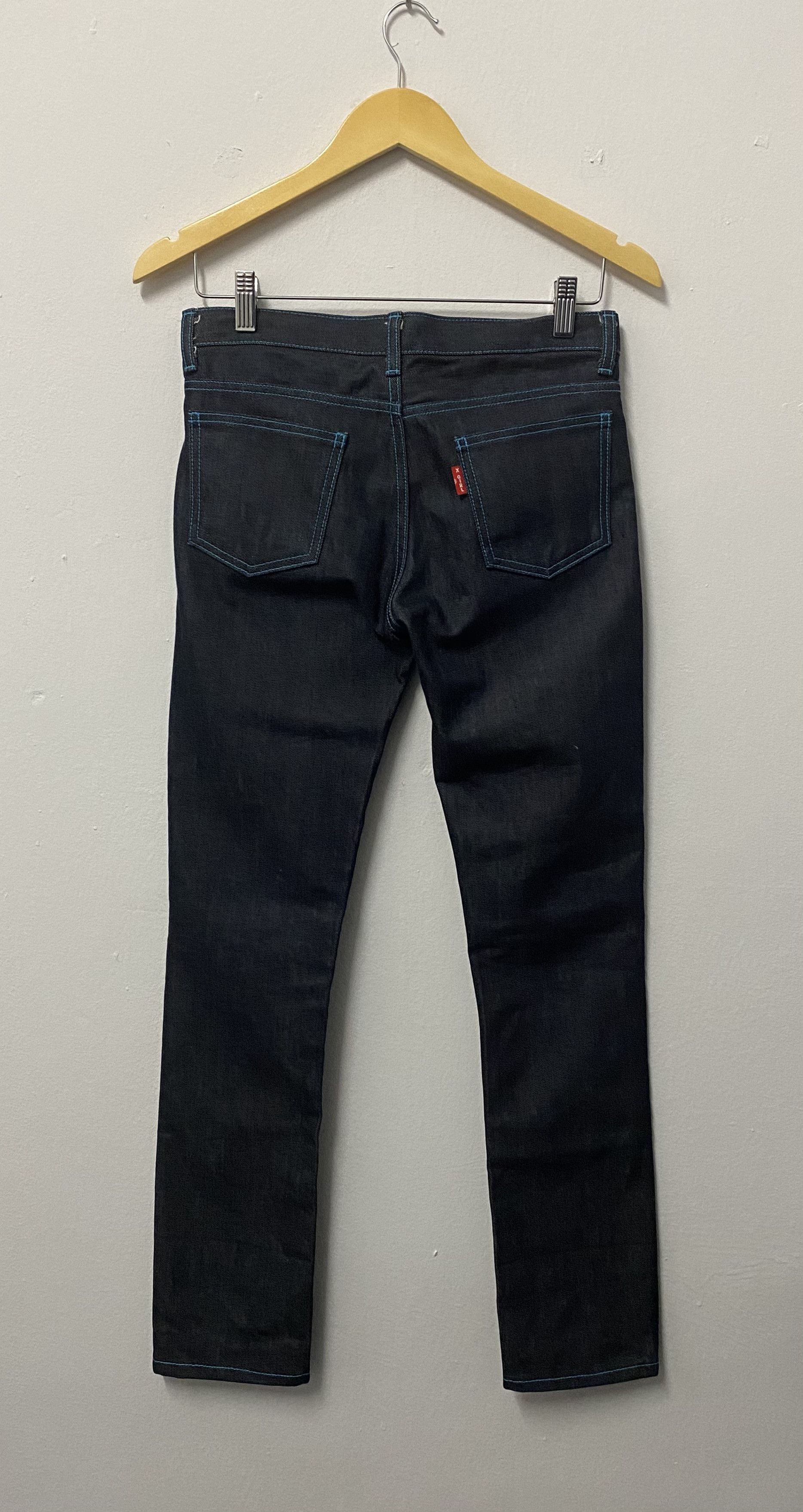 Japanese Brand × Vintage Vintage X-Girl Japanese Brand Slim Fit Blue Jeans Size US 29 - 2 Thumbnail