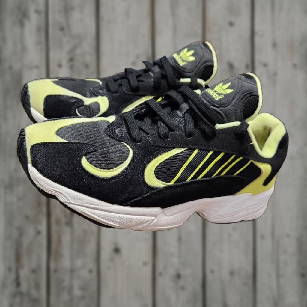 Adidas adidas Yung-1 Athletic Sneakers Mens 9.5 Black Neon EE5317 High High Top Size US 10 / EU 43 - 1 Thumbnail
