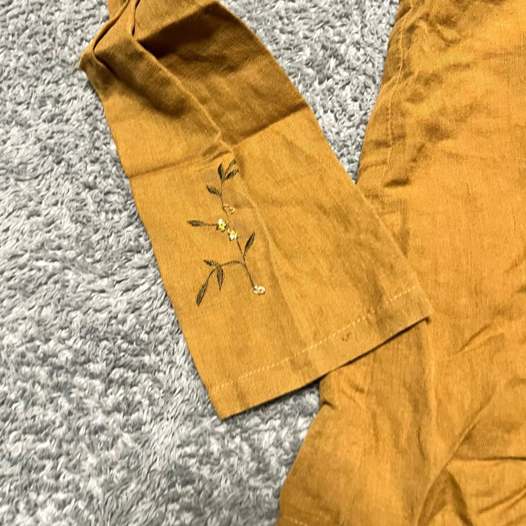 Vintage April Cornell Shirt Blouse Womens Small Brown Linen Blend Button Lagenlook S Womens Brown Linen Blend Button Shirt Blouse Size S / US 4 / IT 40 - 5 Thumbnail
