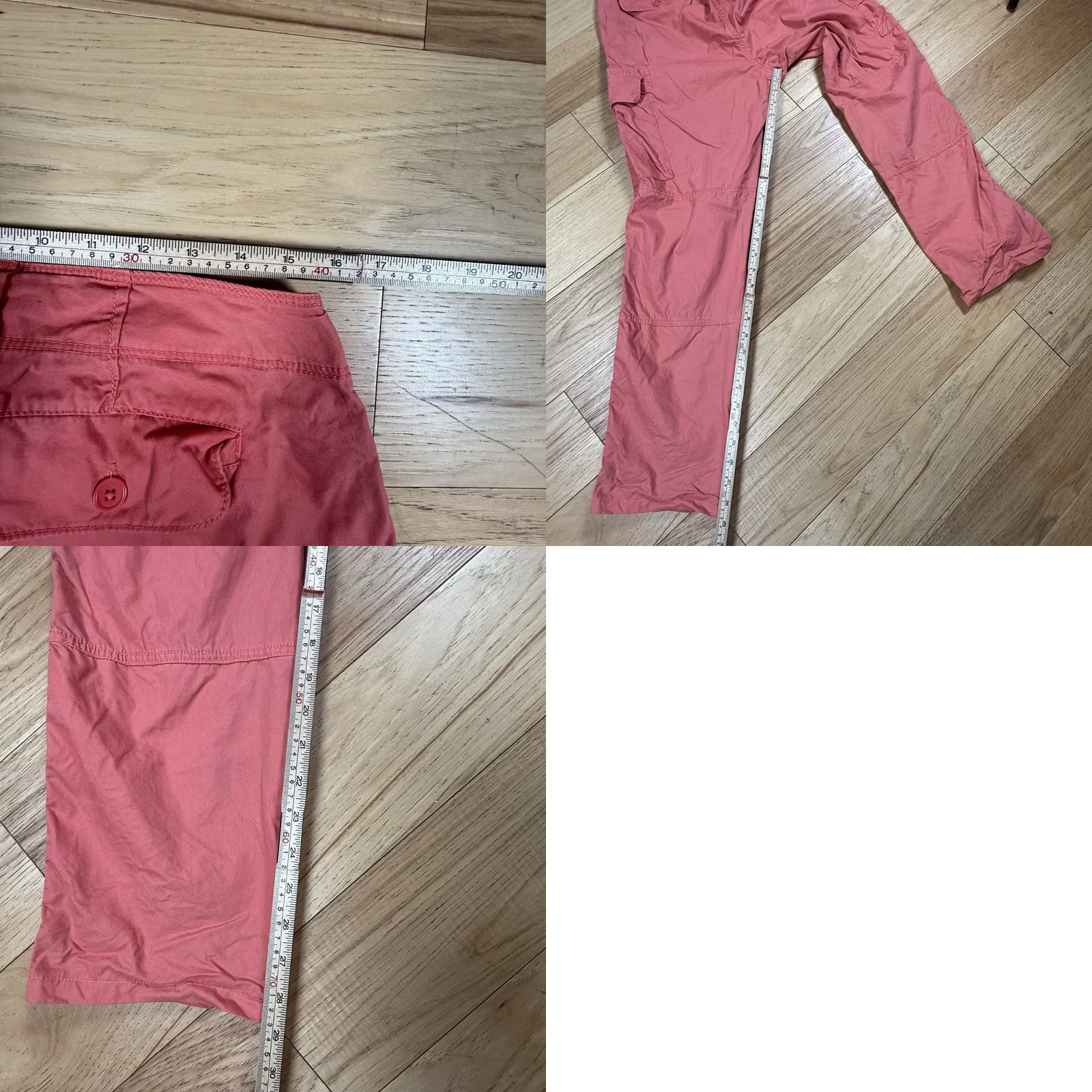 Ralph Lauren Lauren Ralph Lauren Pants Women’s 8 Nylon Flap Pockets Pink Chino | Regular Fit Straight Leg Cargo Pants Women 8 with Pockets Size 30" / US 8 / IT 44 - 8 Thumbnail