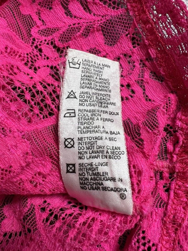 Kenzo KENZO T-shirt Lace Polyamide Pink Size S/M Made In Italy Size M / US 6-8 / IT 42-44 - 15 Thumbnail
