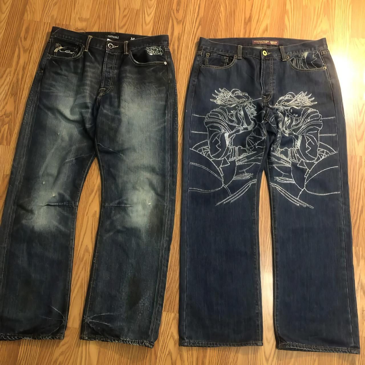 Ed Hardy Ed Hardy + Christian Audigier Jean Bundle Size US 34 / EU 50 - 2 Thumbnail