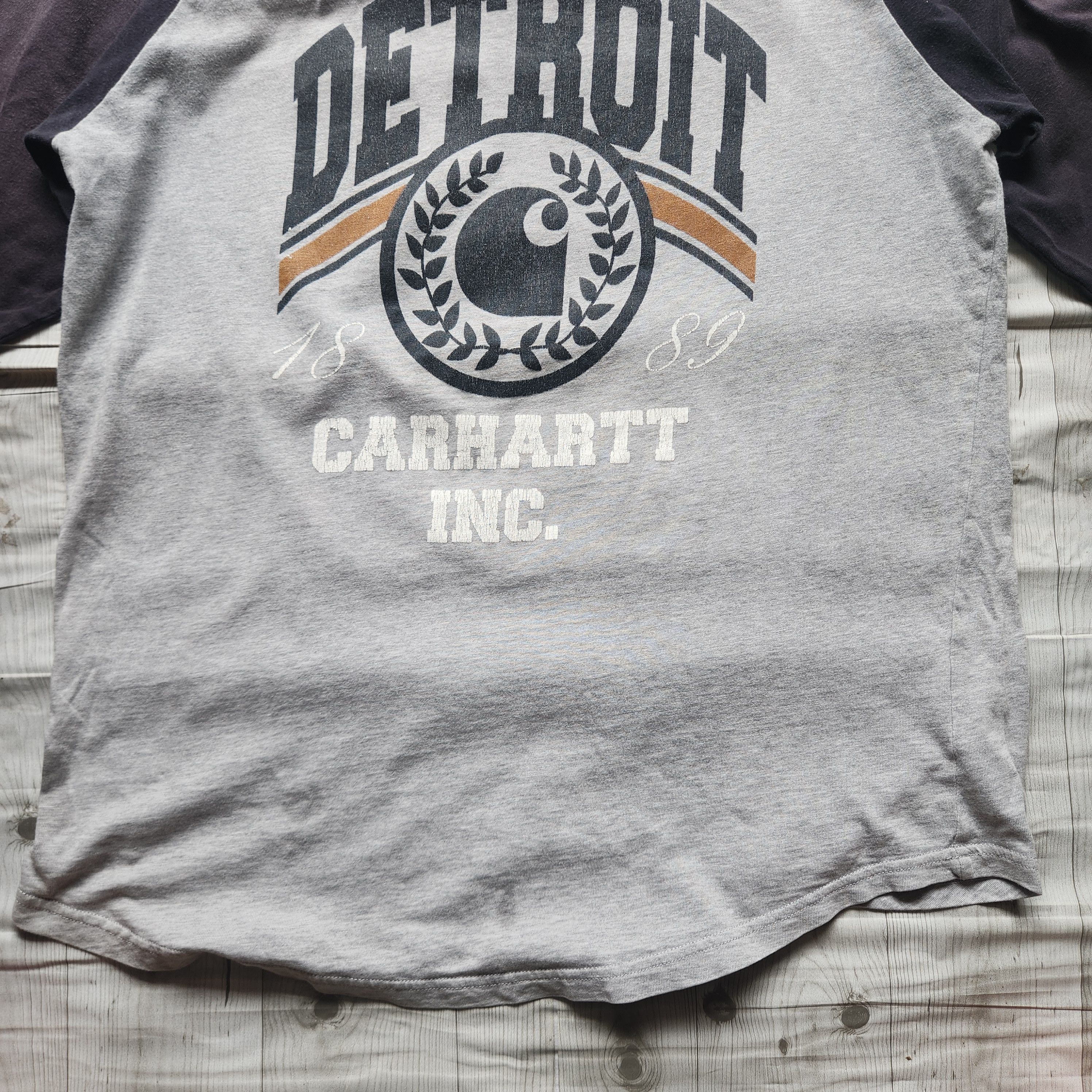 Carhartt × Vintage Vintage Carhartt Detroit Raglan TShirt Size US M / EU 48-50 / 2 - 7 Thumbnail