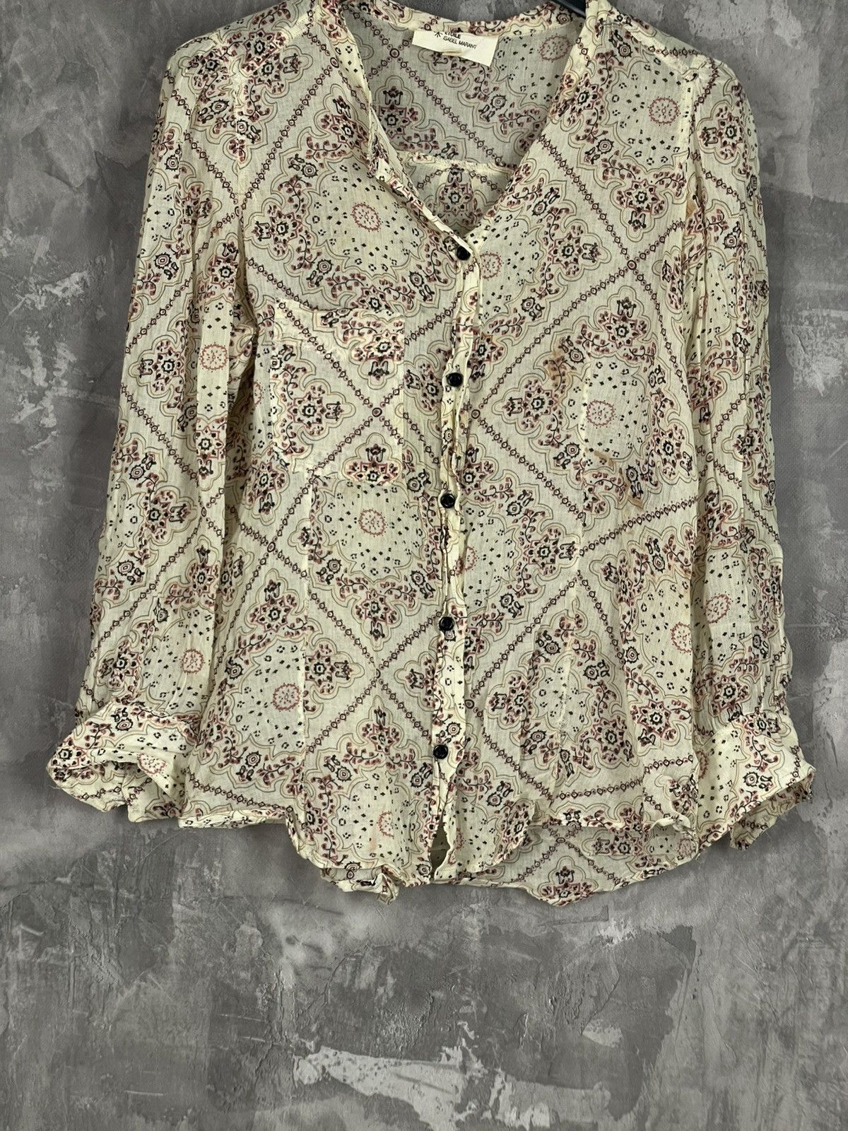 Isabel Marant Etoile Vintage Isabel Marant Avant Garde Button Up Shirt Size S / US 4 / IT 40 - 5 Thumbnail