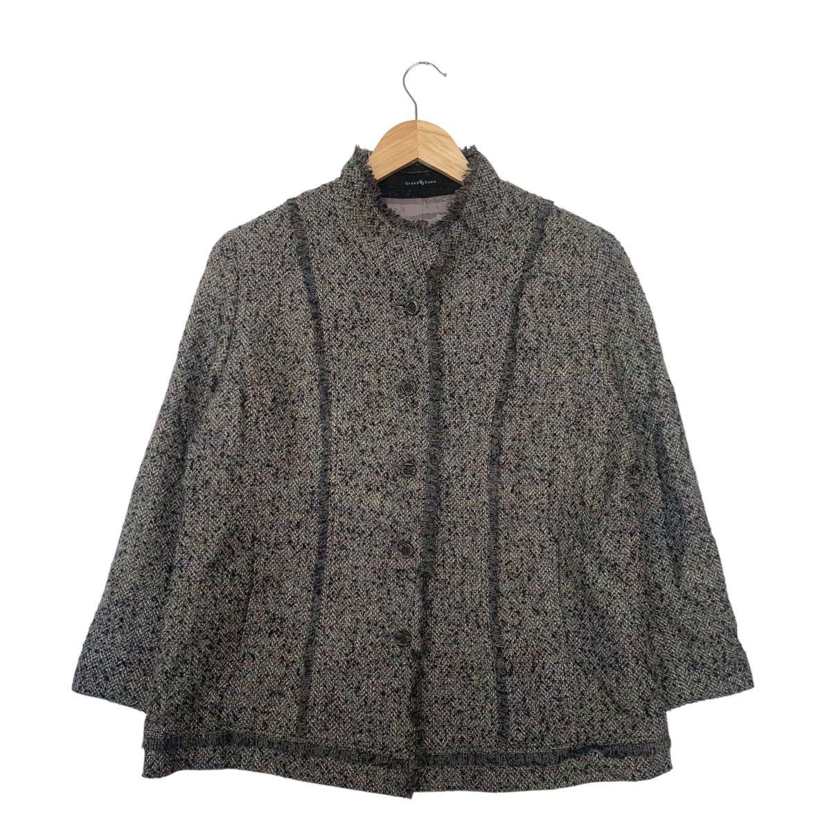 Vintage GRAND DAME Made In JAPAN Wool Button Coats Jacket Size US M / EU 48-50 / 2 - 1 Thumbnail