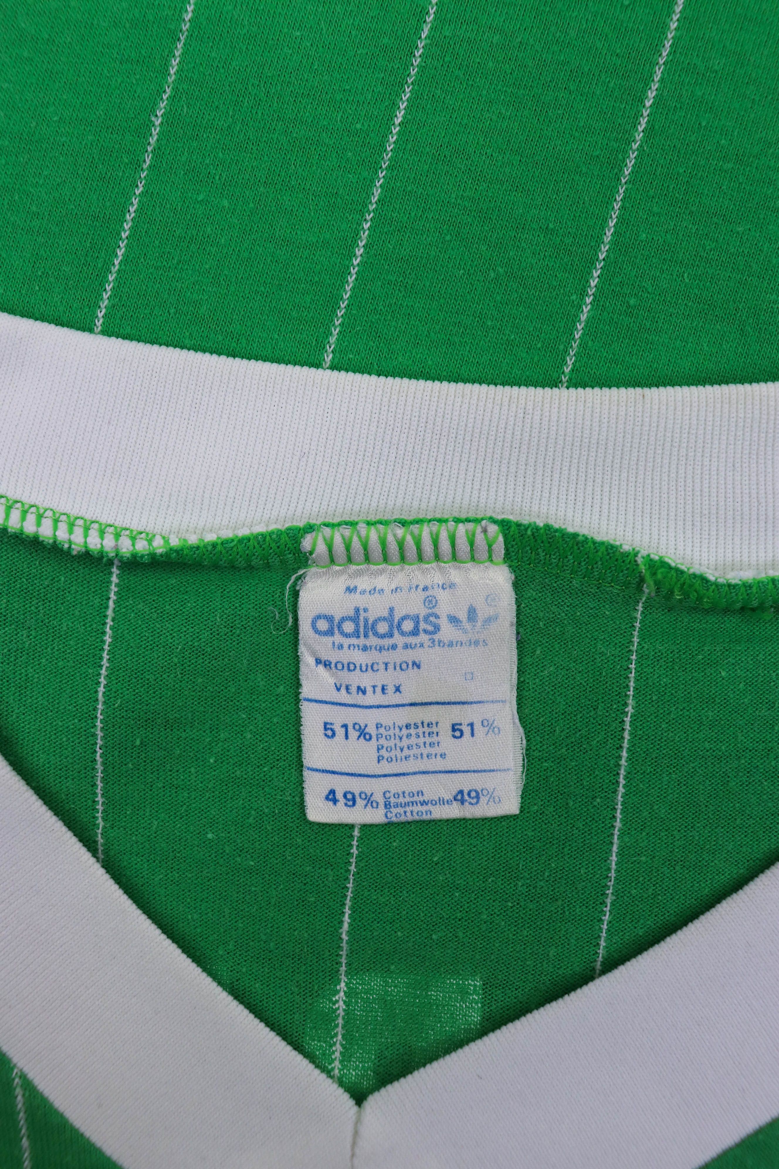 Adidas 70-80s Vintage Adidas Ventex Made in France LS Soccer Shirt Size US M / EU 48-50 / 2 - 13 Thumbnail