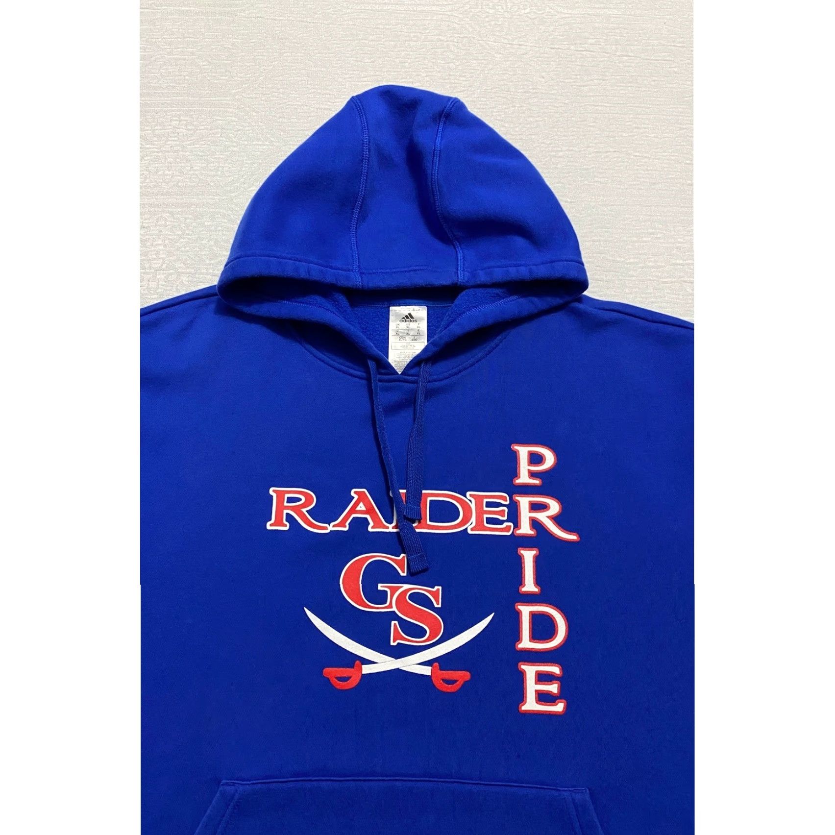 Adidas Adidas Raider Pride Hoodie University Pullover Hooded Sweatshirt XL Blue Unisex Adults Long Sleeve Pockets Graphic Print Logo Fleece Polyester Size US XL / EU 56 / 4 - 2 Thumbnail