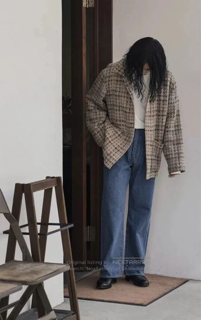 Auralee AURALEE Homespun Tweed Blouson. Size XL / US 12-14 / IT 48-50 - 8 Thumbnail