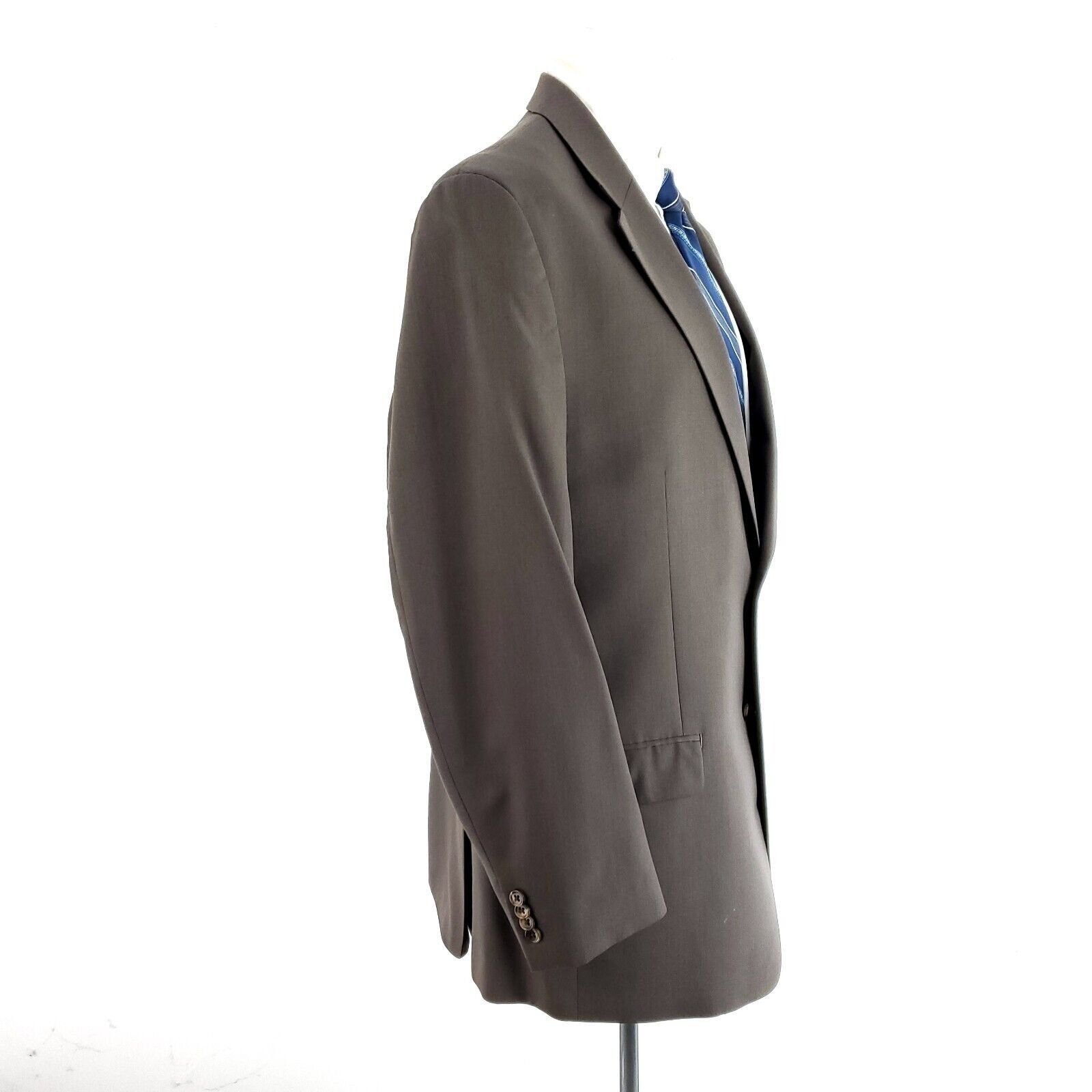 Michael Kors Michael Kors Wool 2 Button Blazer 42L Beige Size 42L - 6 Thumbnail