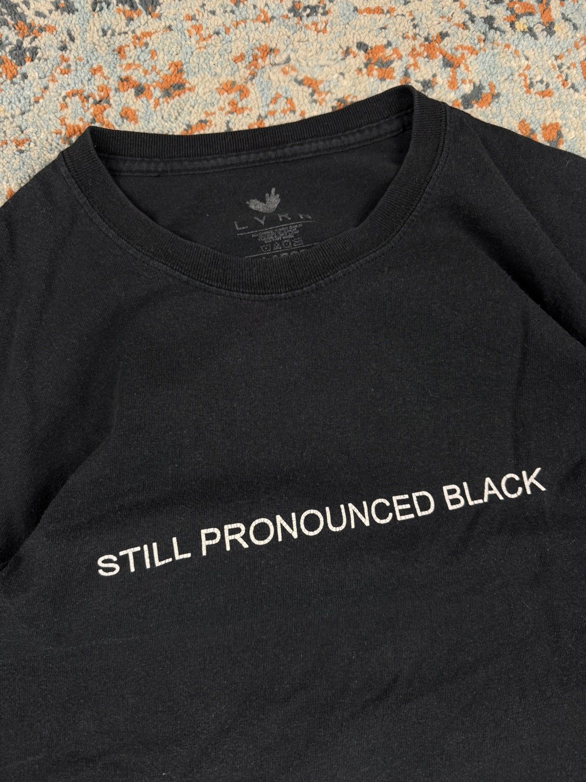 Rap Tees × Vintage Vintage 6lack still pronounced black merch graphic rap tee Size US L / EU 52-54 / 3 - 8 Thumbnail