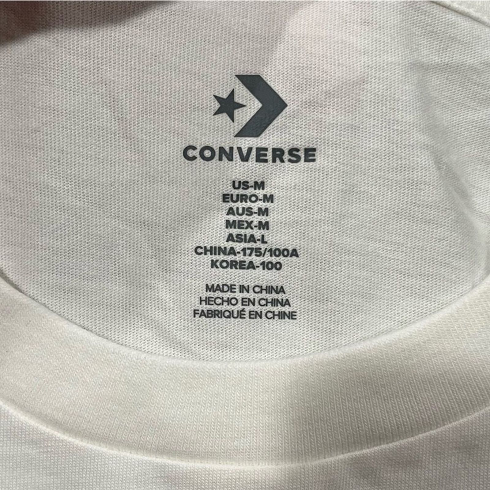 Converse NWT Converse Mens Flower Chuck Graphic Tee Short Sleeve Sz M Size US M / EU 48-50 / 2 - 7 Thumbnail