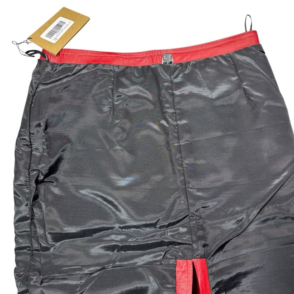 Other NWT New Decrum Real Lambskin Red Leather Skirt Size XL Size 38" / US 16 / IT 52 - 9 Thumbnail
